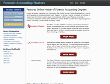 Tablet Screenshot of mastersinforensicaccounting.com